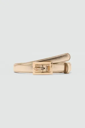 MANGO Women Slim Belt