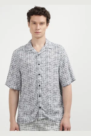 Calvin Klein Men Opaque Printed Casual Shirt