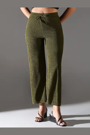 SHOWOFF Women Comfort Straight Fit Trousers