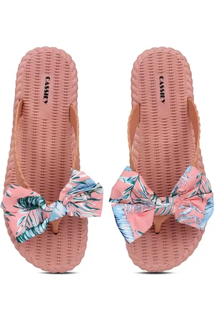 CASSIEY Women Printed Rubber Slip-On