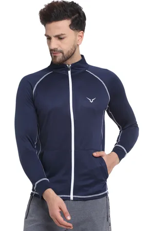 Invincible Men Contrast Line Jacket