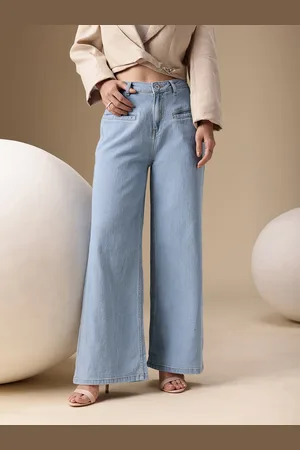 Chemistry Women Wide Leg High-Rise Stretchable Jeans