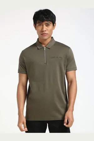 Calvin Klein Men Polo Collar Pockets T-shirt