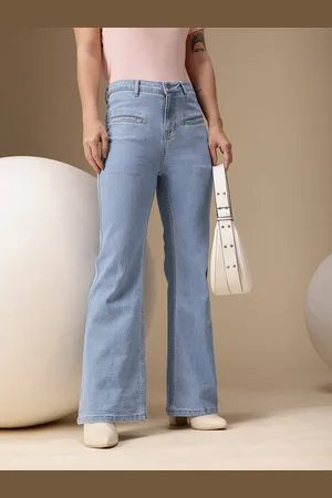 Chemistry Women Bootcut High-Rise Light Fade Stretchable Jeans