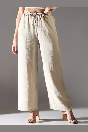SHOWOFF Women Comfort Straight Fit Trousers