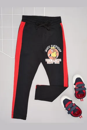 Pantaloons Boys Printed Pure Cotton Mid Rise Track Pant