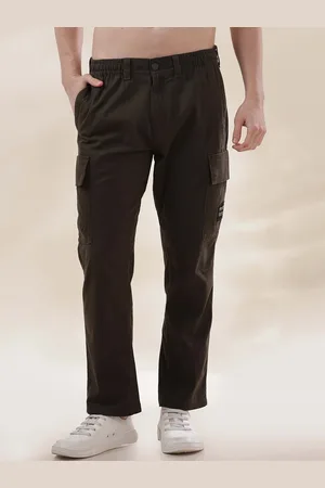 HERE&NOW Men Slim Fit Cargos Trousers