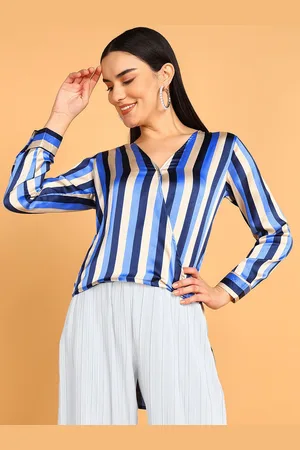 DressBerry Women Striped Shirt Style Top