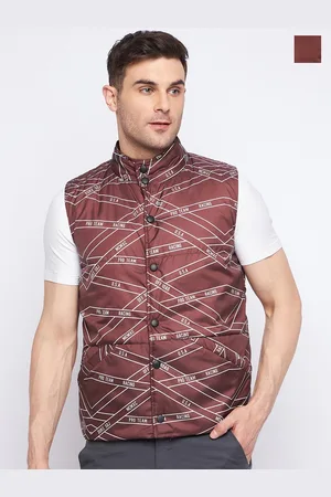 Duke Typography Printed Reversible Sleeveless Puffer Jacket