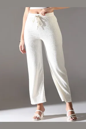 SHOWOFF Women Comfort Straight Fit Trousers