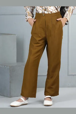 Cutiekins Girls Regular Fit Mid-Rise Trousers