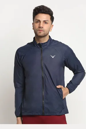 Invincible Men Hooded Solid Sporty Windcheater Jacket