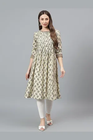 CANTABIL Women Floral Printed Indie Florals Kurta