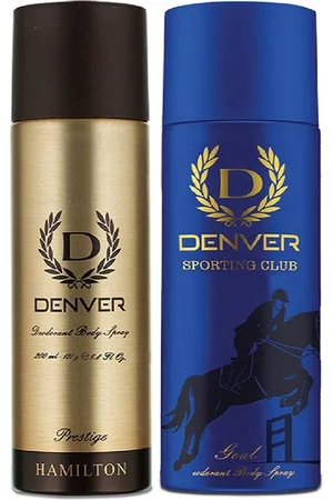 Denver Men Set of Hamilton Prestige & Sporting Club Goal Deodorant Body Sprays -200ml each