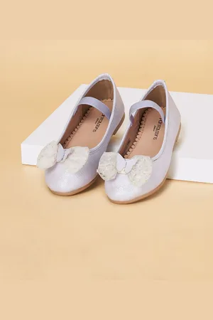 Pantaloons Girls Textured Ballerinas with Bows Flats