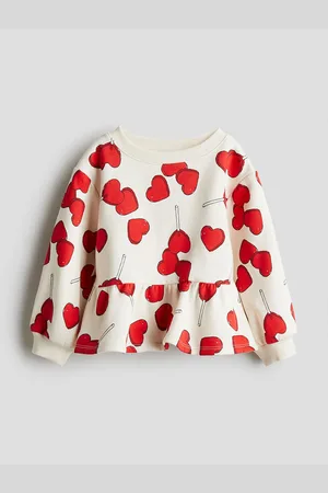 H&M Girls Peplum Sweatshirt
