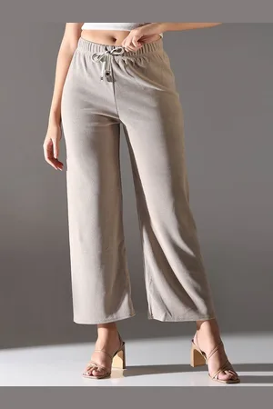 SHOWOFF Women Comfort Straight Fit Trousers
