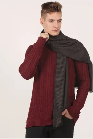 Calvadoss Men Patterned Winter Mufflers