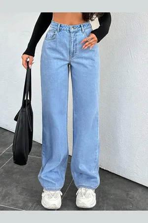 KOTTY Women Straight Fit High-Rise Stretchable Jeans