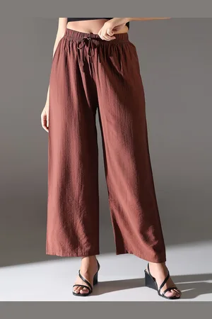 SHOWOFF Women Comfort Straight Fit Trousers