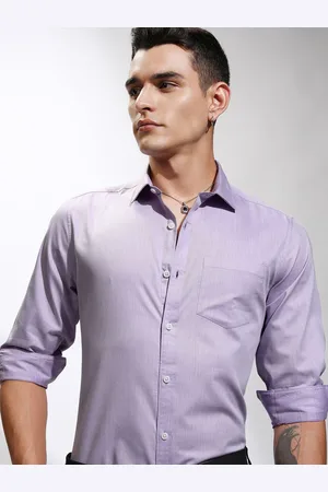 Highlander Men Solid Slim Fit Formal Shirt