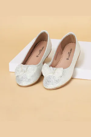 Pantaloons Girls Textured Ballerinas with Bows Flats
