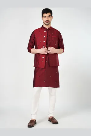 Pantaloons Embroidered Woven Nehru Jacket