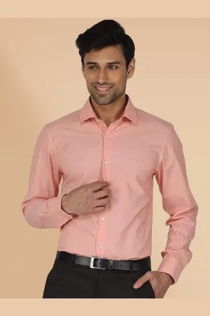 Berkshire Smart Slim Fit Spread Collar Cotton Formal Shirt