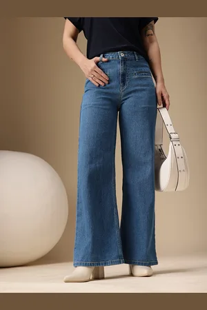 Chemistry Women Flared High-Rise Stretchable Jeans