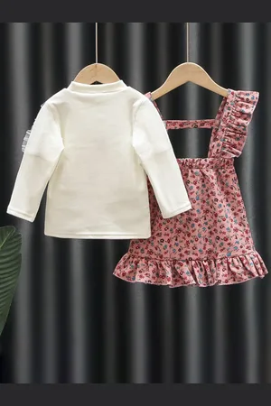 YK Girls Top with Skirt