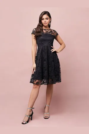Miss Chase Women Fit and Flare Mini Dress