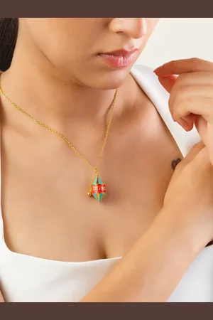 ISHARYA Brass Gold-Plated Necklace