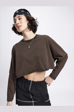 DressBerry Effortless Cropped Boxy Sweatshirt