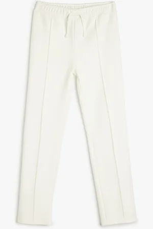 Koton Girls Regular Fit High-Rise Trousers
