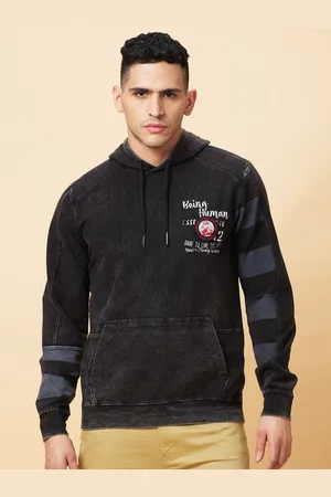 Being Human Printed Hooded Jacket