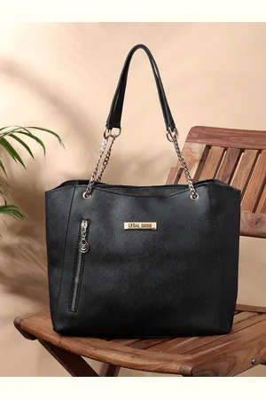 Legal Bribe Textured Structured Shoulder Bag