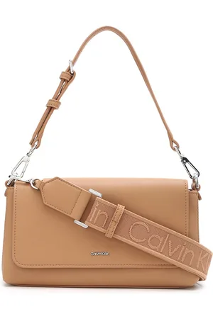 Calvin Klein Women Textured Solid Structured HAndheld Bag