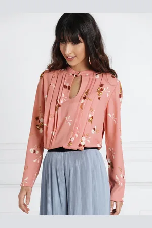 all about you Women Pink Printed Top