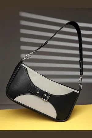 Mast & Harbour Women Colourblocked Structured Shoulder Bag
