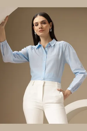 Chemistry Cotton Pinstripes Formal Shirt