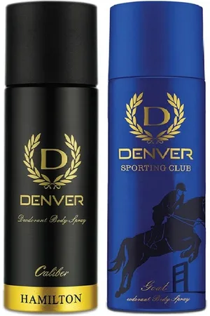 Denver Men Set of Caliber & Goal Deodorant Body Sprays - 200ml Each