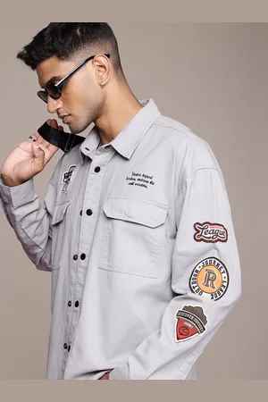 Roadster The Life Co. Patchwork Detailed Pure Cotton Tailored Jacket