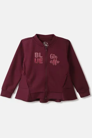 Blue Giraffe Girls Brand Logo Sweatshirt