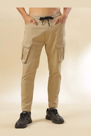HERE&NOW Men Slim Fit Joggers Trousers