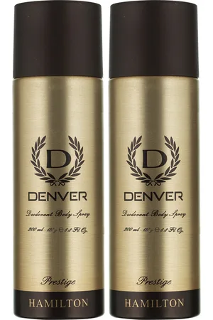 Denver Men Set of 2 Prestige Deodorant Body Sprays - 200ml Each