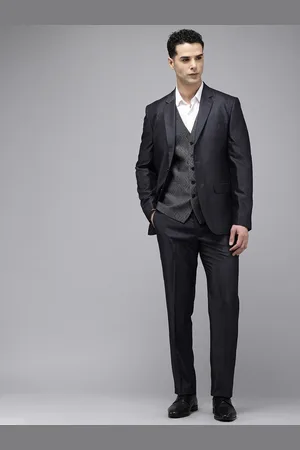 Park Avenue Notched Lapel Collar 3 Piece Party Suit
