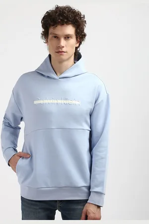 Calvin Klein Men Round Neck Cotton Embossed Sweatshirt
