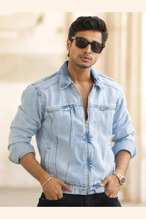 Powerlook Men Washed Denim Jacket