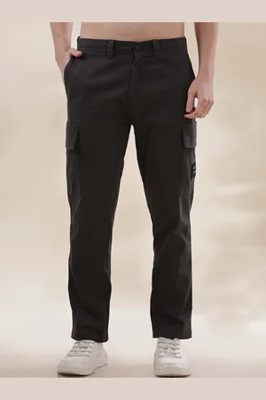HERE&NOW Men Slim Fit Cargos Trousers