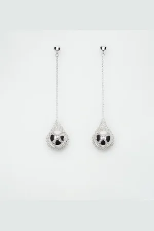 MANGO Contemporary Drop Earrings
